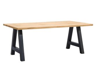 Picioare de masa in forma de A, metal, negru, sistem Falr blat de masa 160/180/220/240cm