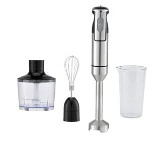 Turmixgép, aprító és keverő 3 az 1-ben Oliver Voltz OV51112JSC, 1500 W, Rozsdamentes acél ház és tartozék, 2 sebesség, ezüst