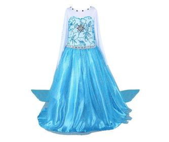 Costum Elsa - Regatul de gheata 7-9 ani 120-134 cm