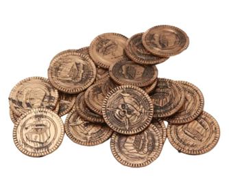 Set monede pirat pentru copii