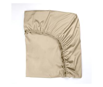 Cearsaf cu elastic, 200x200x25cm, taupe