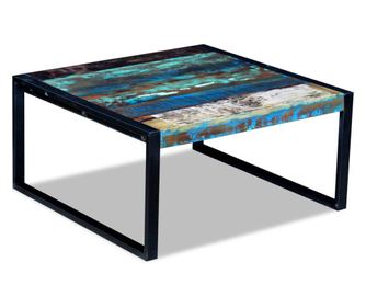 Stolić za kavu, 80 x 80 x 40 cm, reciklirano masivno drvo