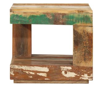 Stolić za kavu, 45x45x40 cm, reciklirano masivno drvo