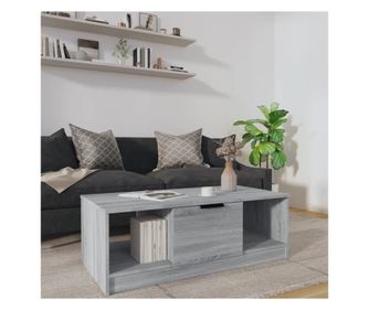 Măsuță de cafea, gri sonoma, 102x50x36 cm, lemn prelucrat