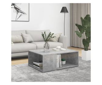 Stolić za kavu, sivi beton, 90x67x33 cm, MDF