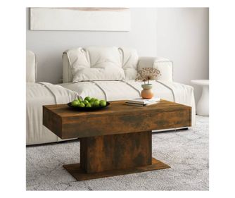 Stolić za kavu, dimnjaki hrast, 96x50x45 cm, obrađeno drvo