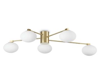 Lustra HERMES PL5 OTTONE 288277