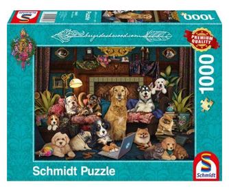 Schmidt Colorful Evening in the Salon 1000 db-os puzzle (4001504599874)