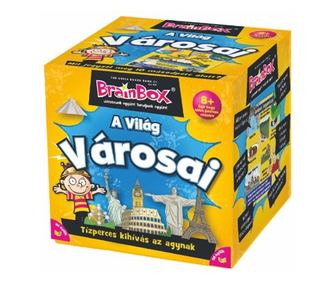 Настолна игра Brainbox Cities of the World, унгарски език