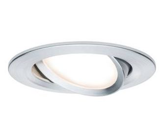 Paulmann 93450 Nova aluminijasta vgradna LED svetilka, 6,5 W