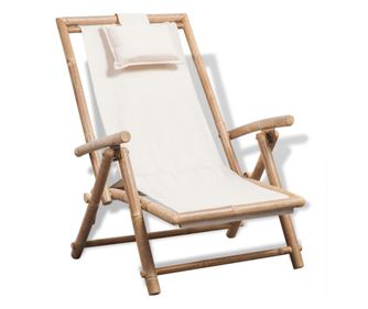 Scaun de exterior pentru teras, bambus