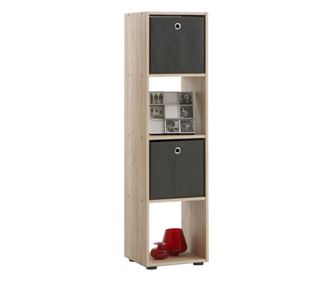 Raft vertical cu 4 compartimente, stejar