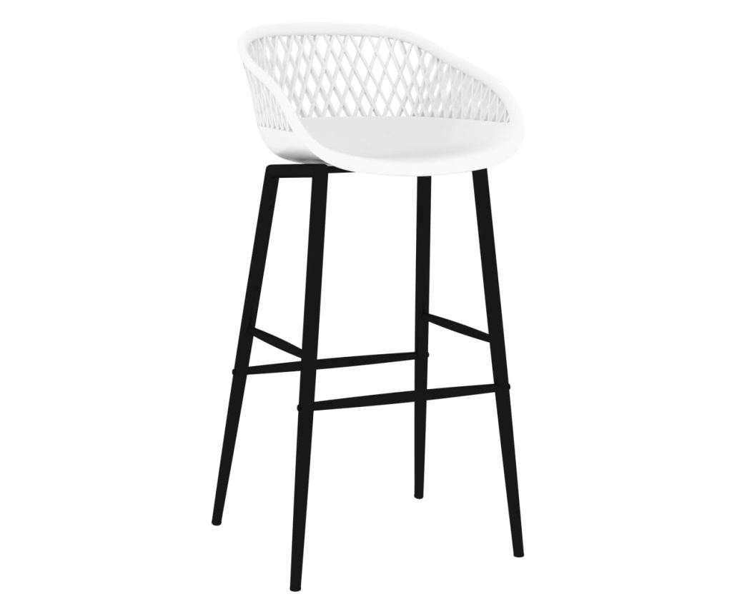 Set bar namještaja, 5 komada, bijela - 7