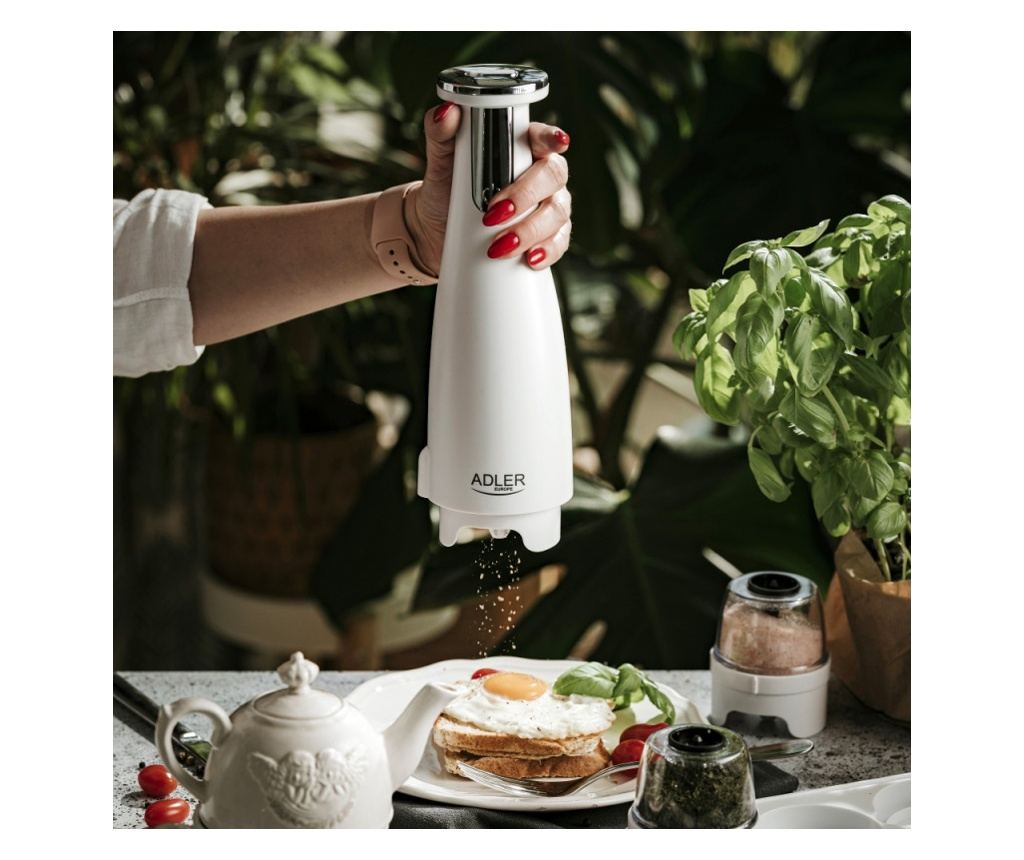Polizoare electrice Adler AD 4449W, 3 buc, 150 ml, USB, Li-Ion 1500mAh, Lame ceramice, Alb - 3