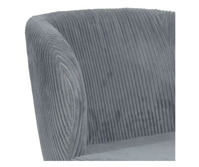 Scaun de birou Velvet, 53x56x71/81 cm, gri, rotativ si reglabil pe inaltime