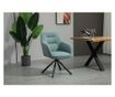 Sufragerie Kanda, 2 Set, turcoan, 52x60x89 cm, captusita, placa rotativa 180°, picioare metalice