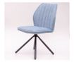Sufragerie JANS, 2-Set, 51x63x90 cm, albastru deschis, captusit, picioare metalice