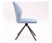 Sufragerie JANS, 2-Set, 51x63x90 cm, albastru deschis, captusit, picioare metalice