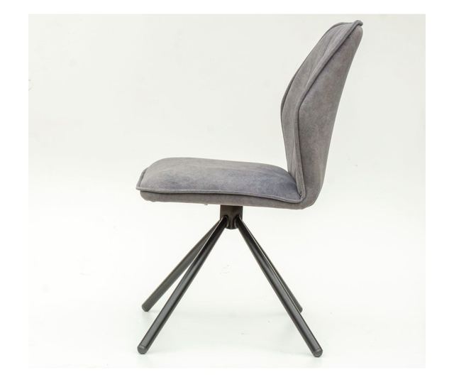 Sufragerie JANS, 2-Set, 51x63x90 cm, gri deschis, captusit, picioare metalice