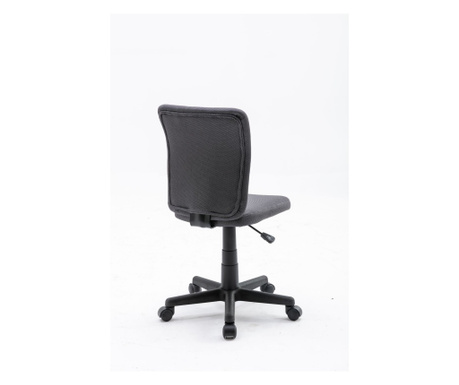 Детски офис стол Eloise, регулируем на височината, въртящ се, сив, 40x45.5x76/85.5 cm