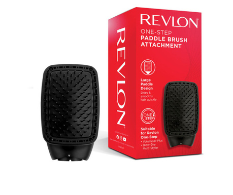 Perie dreptunghiulara plata Revlon One-Step Paddle Brush Attachment RVDR5327, accesoriu pentru One-Step Blow-Dry Multi Styler RV