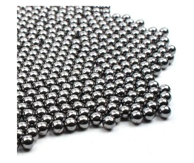 Set 100 bile metalice IdeallStore®, Precision Target, airsoft si prastie, 6 mm, 0.75g, argintiu