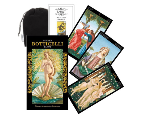 Таро карти Golden Botticelli Tarot (gold foil)