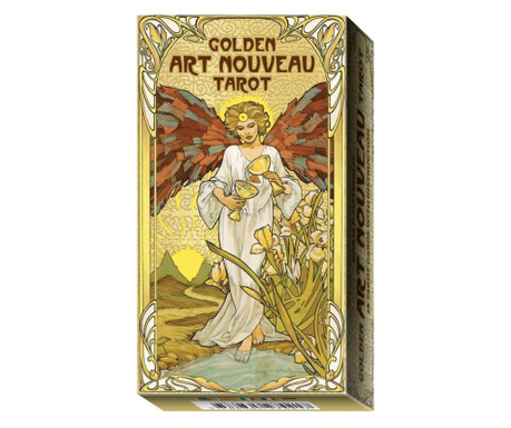 Таро карти Golden Art Nouveau Tarot (gold foil)
