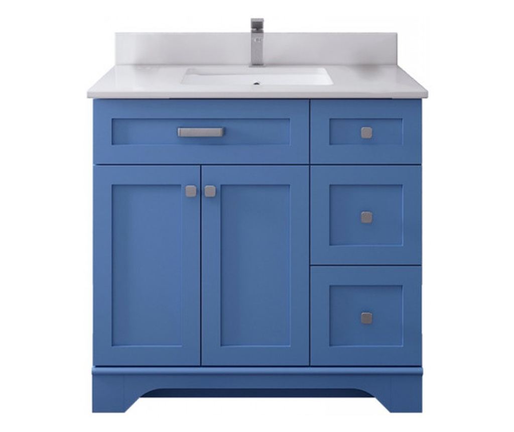 Blue Night by Jason DeLancey…インテリアフレーム Set Mobilier Baie Yellowstone 36, Include Dulap Baza cu Lavoar și