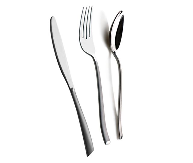 CULINARO IRIS Set 6 furculite desert, inox