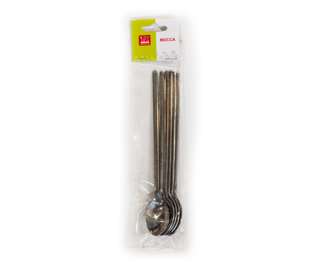 CULINARO MOCCA Set 6 lingurite cafe, inox, 2mm