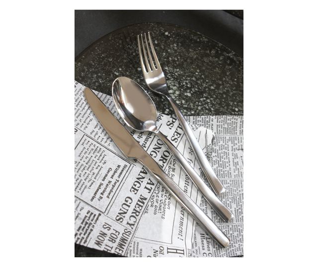 CULINARO PETAL Set 6 furculite aperitiv medii, inox