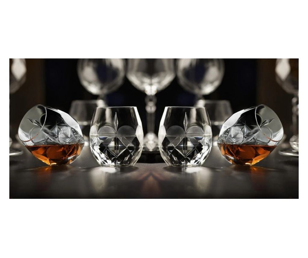 Set 6 pahare apa Alkemist, RCR Crystal, Ideale pentru apa si cocktail-uri, 38 cl - 2