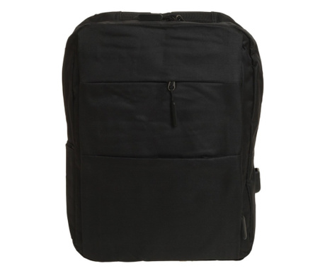 Rucsac de laptop pentru barbati, PAMI, GB-0223-002-1, 41x29x12 cm, Negru