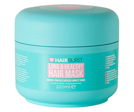 Masca Hidratanta pentru Par Lung si Sanatos, Hairburst, 220 ml