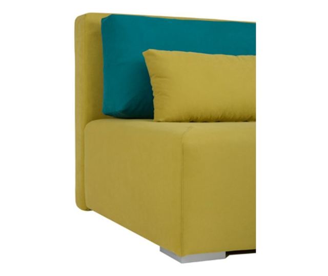 Scaun relax Amber, 92x116x96, verde+albastru, stofa, pat+cutie