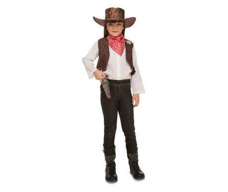 Costum cowboy cu accesorii pentru copii 5-7 ani 116-128 cm