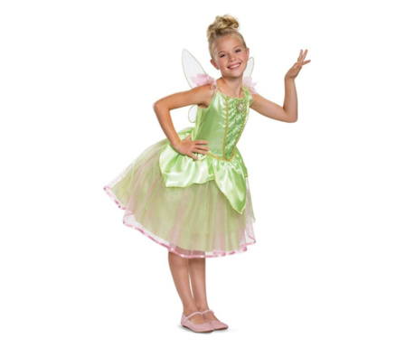 Costum Tinker Bell - Zana Clopotica pentru copii 5-6 ani 109-123 cm