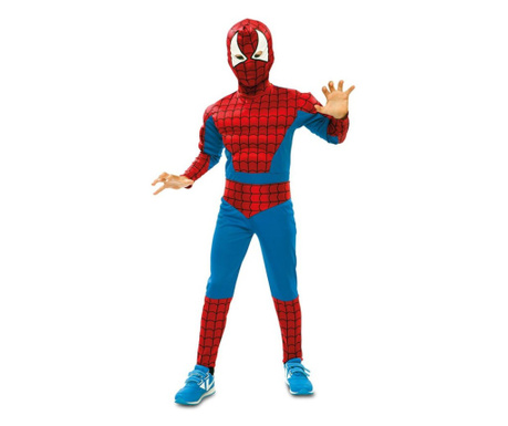 Costum Amazing Spiderman cu muschi pentru copii 95-110 CM 4-6 ani