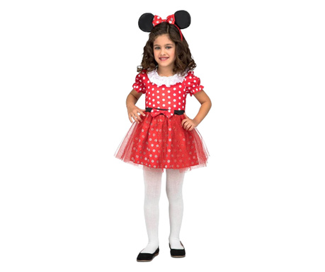 Set costum Minnie Mouse pentru fete 5-6 ani 116 cm