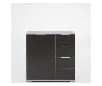 Bufeta Manchester, 81x41x83, gri+alb, PAL, cu sertar