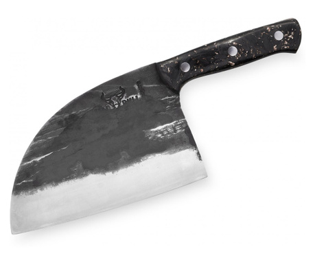 Serbian chef Samura-Mad Bull kés, acél AUS-8, 18 cm, barna/ezüst