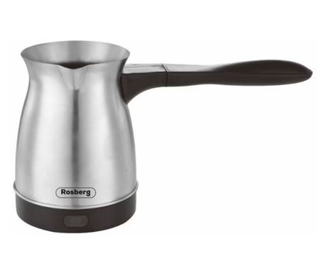 Електрическо джезве Rosberg R51165A, 600W, 500мл., Инокс - Код G8804