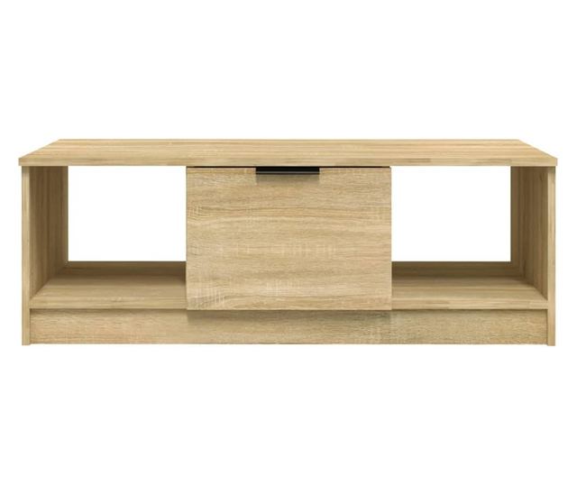 Τραπεζάκι σαλονιού, δρυς σονόμα, 102x50x36 εκ., σύνθετο ξύλο