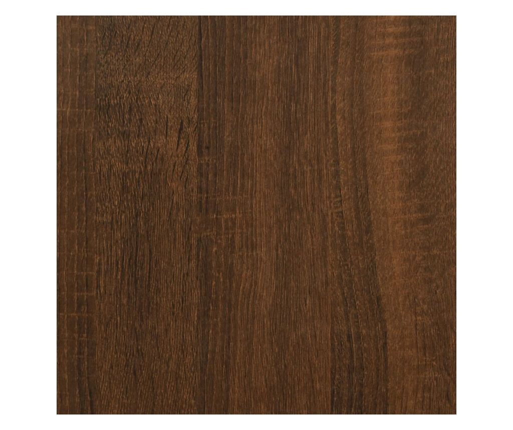 TV komoda, smeđi hrast, 150x30x50 cm, kompozitno drvo - 11