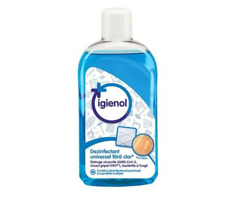 Dezinfectant Universal, Igienol, Multisuprafete Blue Fresh, 1L