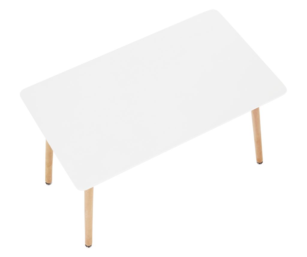 Jedilna miza Didier iz MDF-ja in bukovega lesa 120x80x74 cm - 6