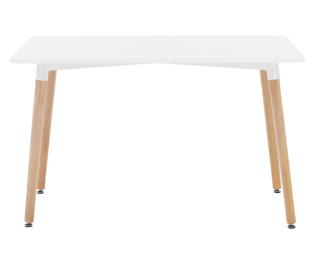 Jedilna miza Didier iz MDF-ja in bukovega lesa 120x80x74 cm - 4