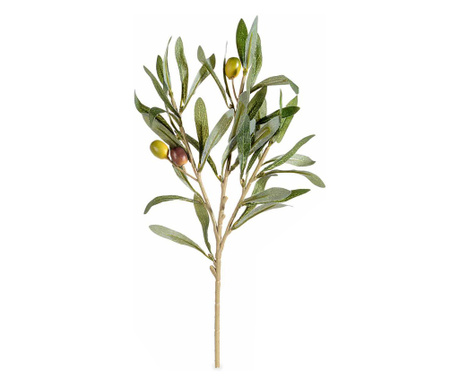 Sada 2 umělých olivových ratolestí 36 cm