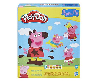 Hasbro Play-Doh: Peppa Malac Stylin gyurmakészlet kiegészítőkkel (F1497)